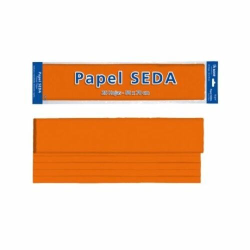 Hojas de papel de seda naranja, sueltas o en bolsa, ideal para tus manualidades o emboltorios para regalo o conservacion del articulo