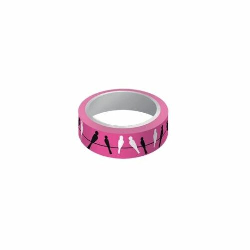 Rollo de cinta adhesiva decorativa japonesa tambien llamada Washi Tape o Masking Tape. Ancho de 1,5 cm x 10 metros. Ideal para manualidades, emboltorios, regalo y scrapbooking.