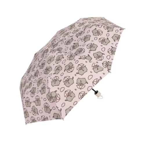 paraguas plegable rosa gatito pusheen dias de lluvia